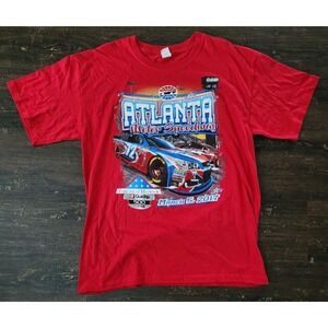 2017 NASCAR Atlanta Motor Speedway Shirt L Folds of Honor American Pride‎